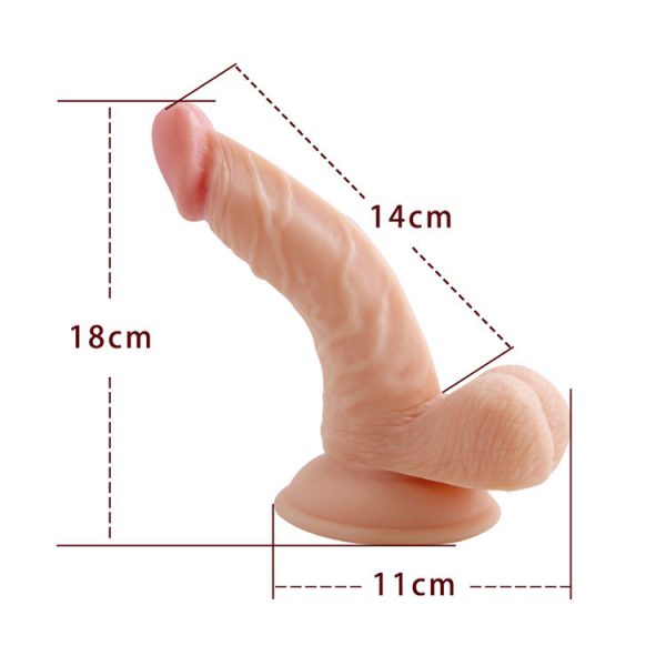 5.5 inch Dildo Realistic Cock with Handsfree Suction Cup PVC Sex Toy - Image 7